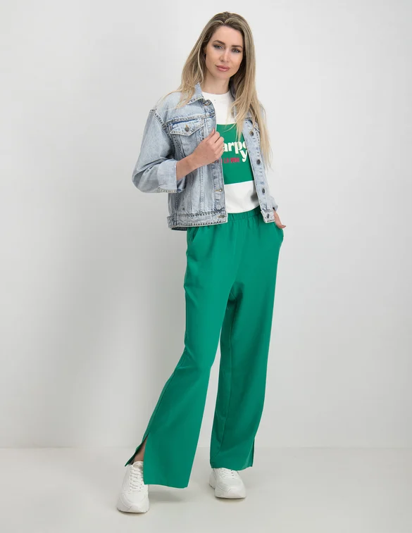 Colourful Rebel Logo studs Denim Jacket Mollie