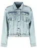 Colourful Rebel Logo studs Denim Jacket Mollie