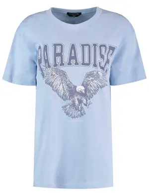 Colourful Rebel Loose Fit Tee Paradise Eagle