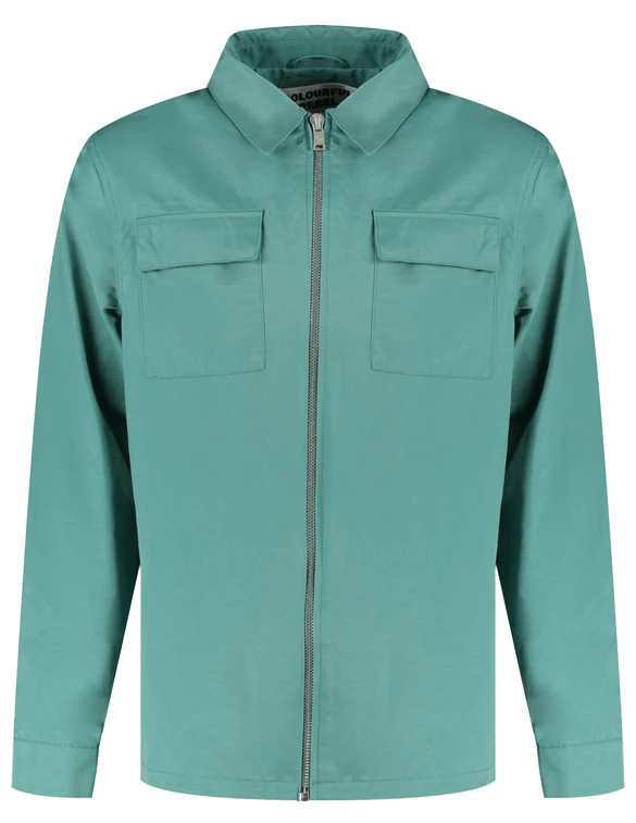 Colourful Rebel Luca Zip Shirt MB114324