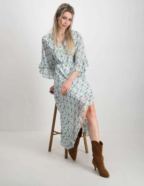 Colourful Rebel Maxi wrap dress Alice