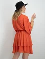 Colourful Rebel Mencia small geo two layer mini dress WD114163