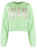 Colourful Rebel Miami patch cropped sweat WS414075
