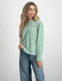Colourful Rebel Mother Earth Stripe Longsleeve Tee WT115077