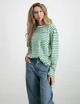 Colourful Rebel Mother Earth Stripe Longsleeve Tee WT115077