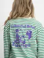Colourful Rebel Mother Earth Stripe Longsleeve Tee WT115077