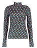 Colourful Rebel Neyo Graphic Peached Turtleneck Top WT215028