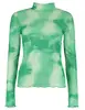 Colourful Rebel Neyo Tie Dye Mesh Top WT214409
