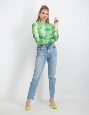 Colourful Rebel Neyo Tie Dye Mesh Top WT214409