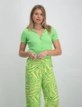 Colourful Rebel Nora Fine Knit Cropped Polo WP314703