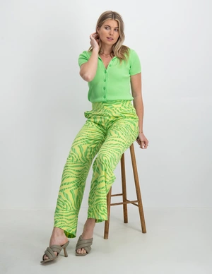 Colourful Rebel Nora Fine Knit Cropped Polo WP314703