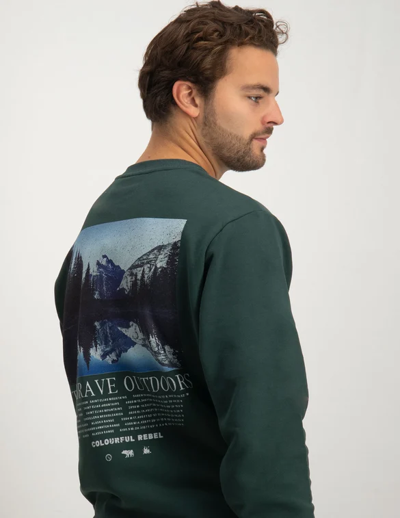 Colourful Rebel Outdoors basic sweat MS413090