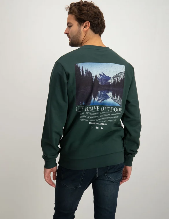 Colourful Rebel Outdoors basic sweat MS413090