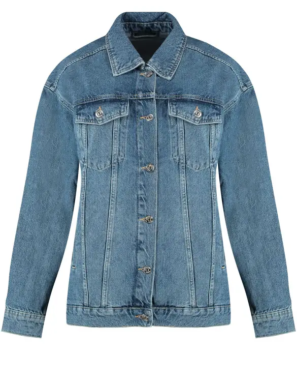 Colourful Rebel Paige patch denim jacket WO114033