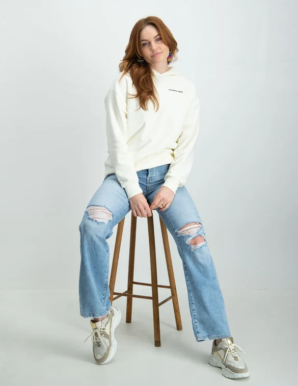 Colourful Rebel Panther moon clean hoodie WH114241