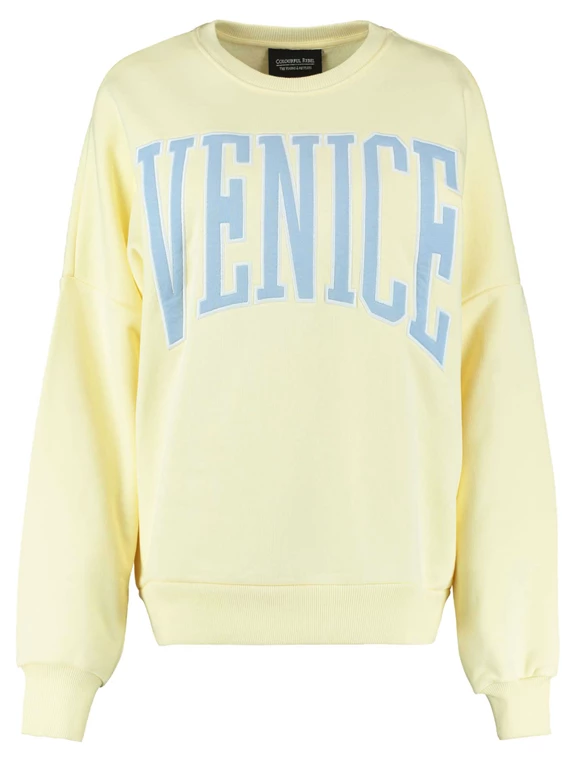 Colourful Rebel Patch Dropped shoulder Sweat Venice