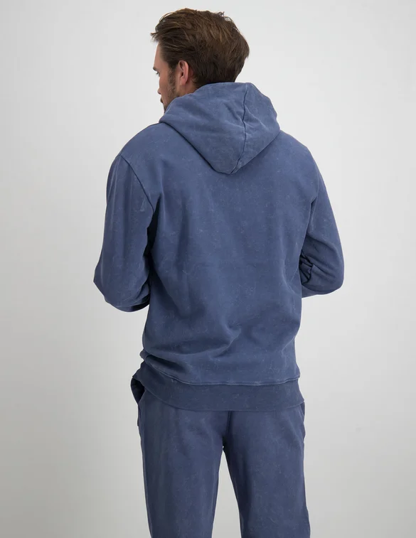 Colourful Rebel Patch Enzyme wash Hoodie Uni