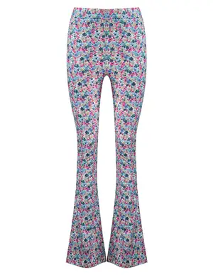 Colourful Rebel Peached flare pants Small Flower