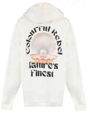 Colourful Rebel Pearl Clean Oversized Hoodie WH115345