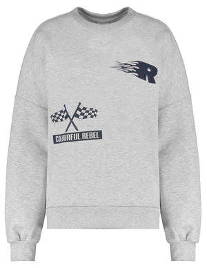 Colourful Rebel racer logo dropped shoulder sweat WS416583
