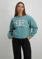Colourful Rebel Rebel Dropped Shoulder Sweat WS416200