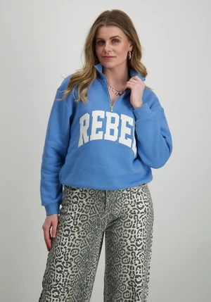 Colourful Rebel rebel relaxed zip sweat WS416849