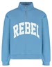 Colourful Rebel rebel relaxed zip sweat WS416849