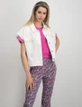 Colourful Rebel Ripped denim Gilet Ash