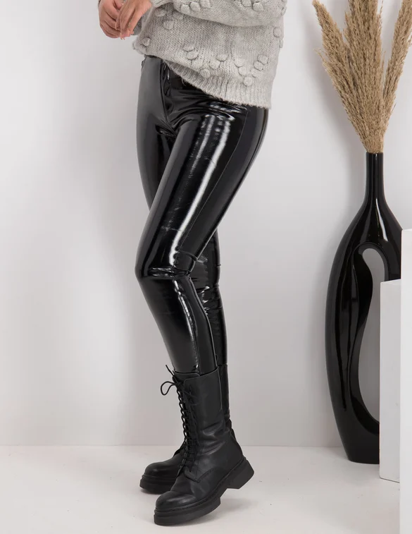 Colourful Rebel Rox PU Pants 9139