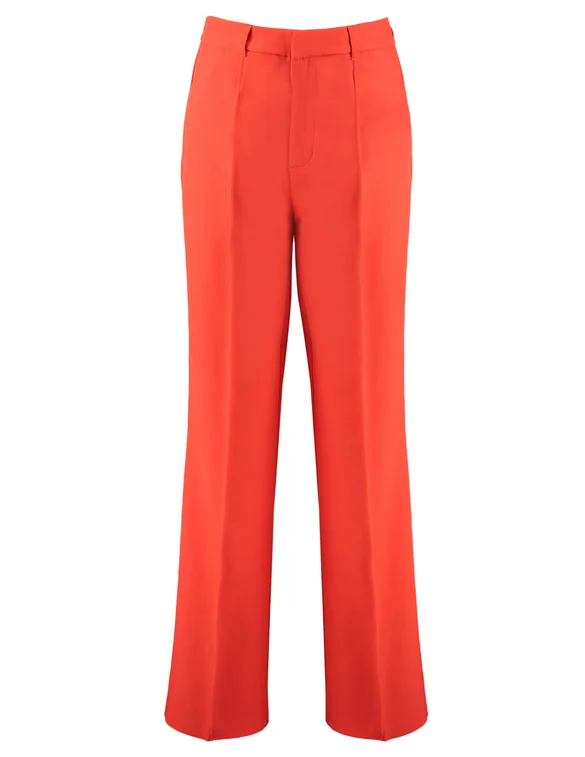 Colourful Rebel Rus pintuck straight pants WP114146