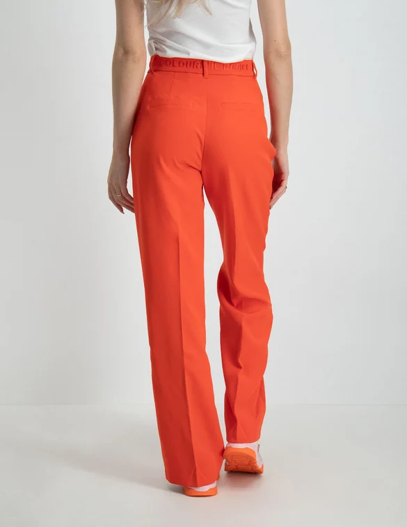Colourful Rebel Rus pintuck straight pants WP114146