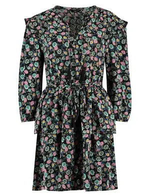 Colourful Rebel Saar Flower Mini Belt Dress 10135