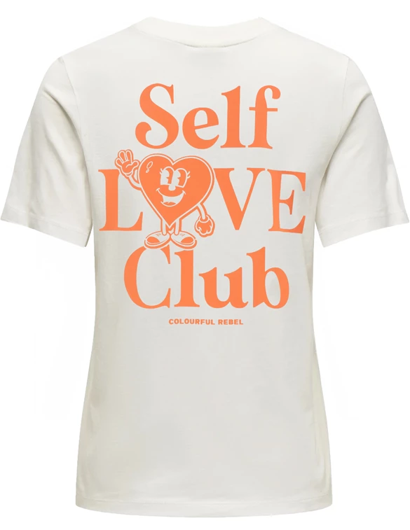 Colourful Rebel Self Love Club Boxy Tee WT115868
