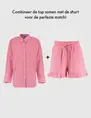 Colourful Rebel Sensa Striped Ruffle Short WS116919