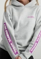 Colourful Rebel Sleeve Logo Clean Hoodie WH116124