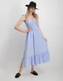Colourful Rebel Slit maxi dress Channa Check