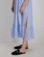 Colourful Rebel Slit maxi dress Channa Check