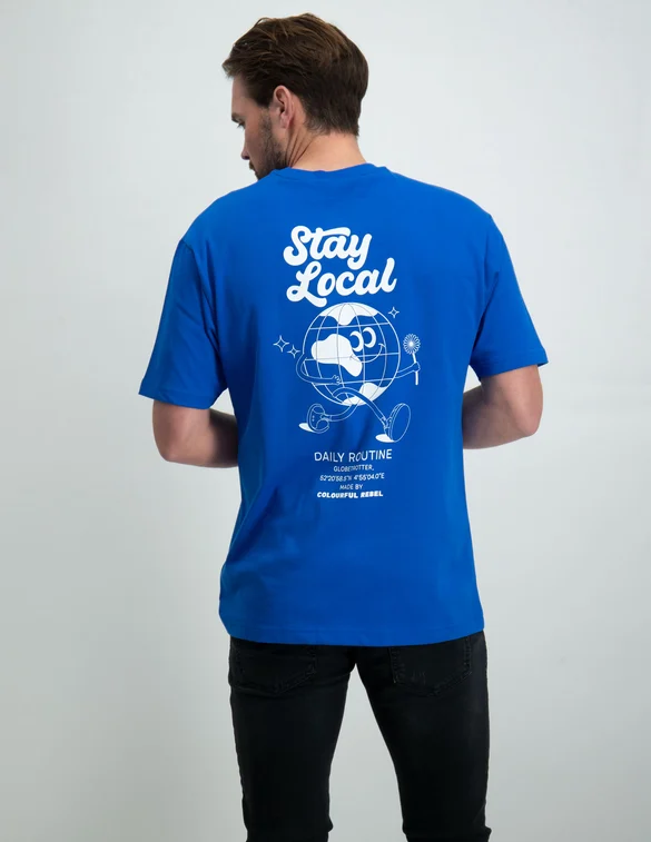 Colourful Rebel Stay Local Basic Tee MT114282