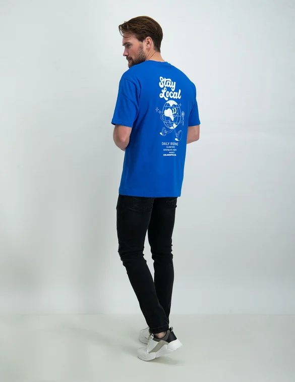 Colourful Rebel Stay Local Basic Tee MT114282