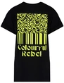 Colourful Rebel Striped Waves Boxy Tee WT115355