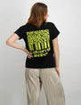 Colourful Rebel Striped Waves Boxy Tee WT115355