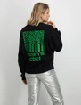Colourful Rebel Striped Waves Drppd Shldr sweat WS415358