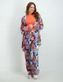 Colourful Rebel Talia big flower oversized boyfriend blouse WB114136