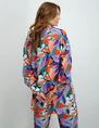 Colourful Rebel Talia big flower oversized boyfriend blouse WB114136