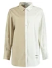 Colourful Rebel Talia two tone oversized boyfriend blouse WB114167