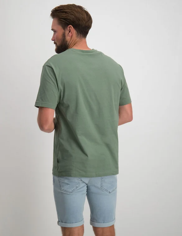 Colourful Rebel Tee CR Lines Washed