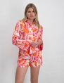 Colourful Rebel Tia Big Flower Kimono Sleeve Blouse WB114520