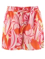 Colourful Rebel Tilly Big Flower Slit Short WS114519