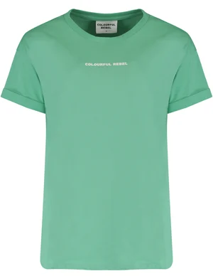 Colourful Rebel Uni logo boxy tee WT115938
