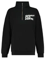 Colourful Rebel uni logo relaxed zip sweat WS416355